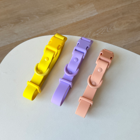 Macaron color buckle collar&leash